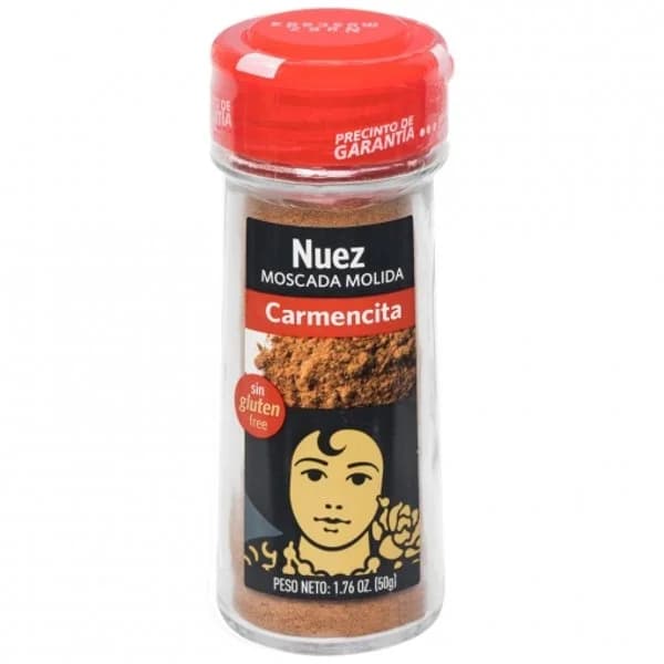 Nuez moscada molida Carmencita sin gluten 50 g. - 0.05 ud - Imagen del producto en Findit