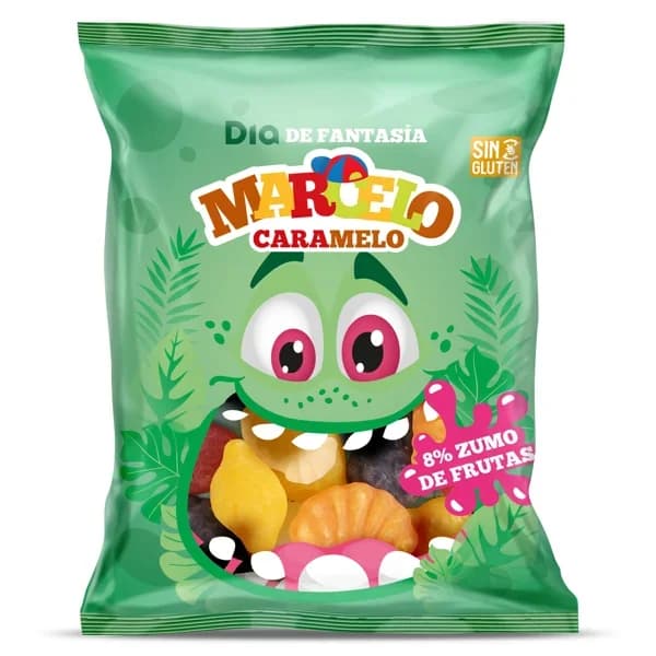 Golosinas fruta tropical con 8% zumo Marcelo Caramelo de Dia bolsa 100 g - 0.1 kg - Imagen del producto en Findit
