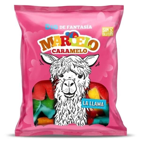 Golosinas llamas Marcelo Caramelo de Dia bolsa 100 g - 0.1 kg - Imagen del producto en Findit