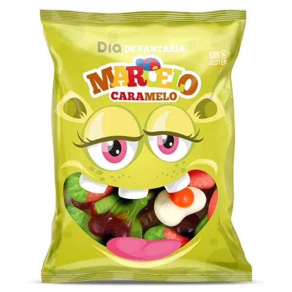 Golosinas surtidas mix brillo Marcelo Caramelo de Dia bolsa 200 g - 0.2 kg - Imagen del producto en Findit