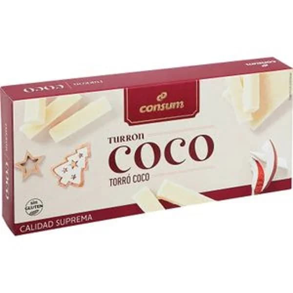 Turrón Coco - 0.25 kg - Imagen del producto en Findit
