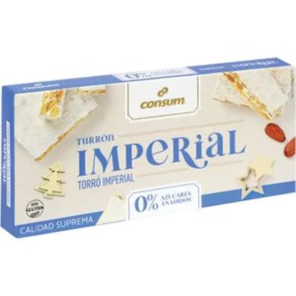 Turrón Imperial sin Azúcar - 0.2 kg - Imagen del producto en Findit