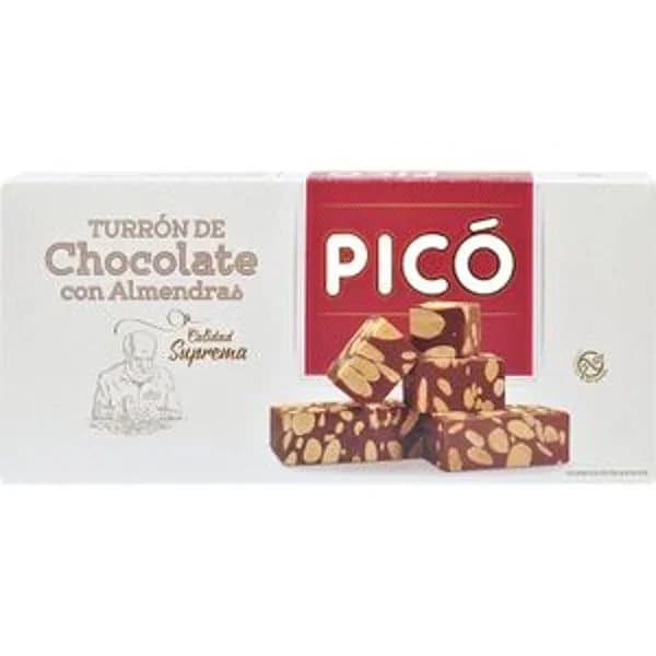 Turrón de Chocolate con Almendras - 0.2 kg - Imagen del producto en Findit