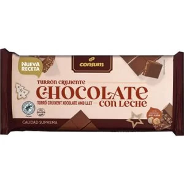 Turrón Chocolate Crujiente - 0.24 kg - Imagen del producto en Findit