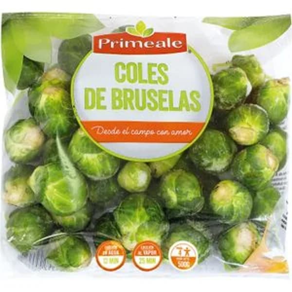 Coles de Bruselas Bandeja - 0.5 kg - Imagen del producto en Findit
