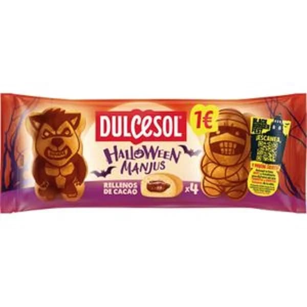 Manjus Halloween Rellenos de Cacao - 0.1 kg - Imagen del producto en Findit