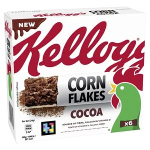 Barritas Corn Flakes Chocolate 6 Unidades - 0.14 kg - Imagen del producto en Findit