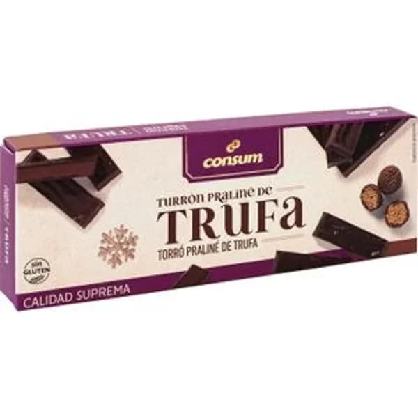 Turrón Trufa Praliné - 0.13 kg - Imagen del producto en Findit