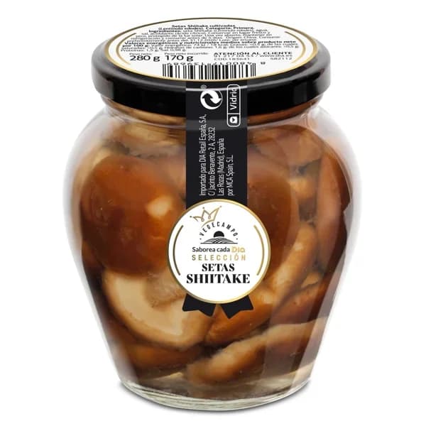 Setas shitake Vegecampo de Dia frasco 170 g - 0.17 kg - Imagen del producto en Findit