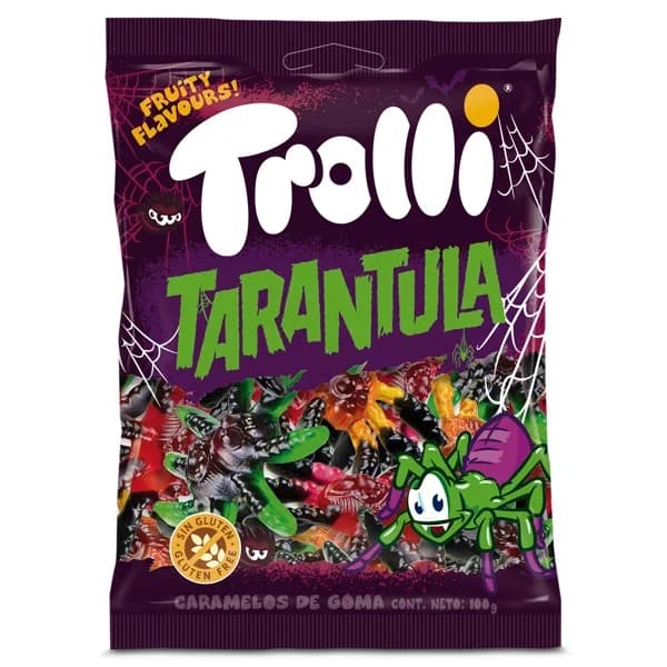 Golosinas tarántulas Trolli bolsa 100 gr - 0.1 kg - Imagen del producto en Findit