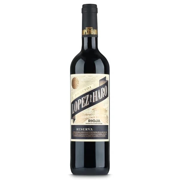 Vino tinto reserva D.O. Rioja López de Haro botella 75 cl - 0.75 l - Imagen del producto en Findit