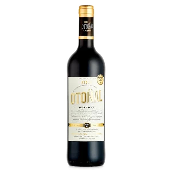 Vino tinto reserva D.O. Rioja Otoñal botella 75 cl - 0.75 l - Imagen del producto en Findit