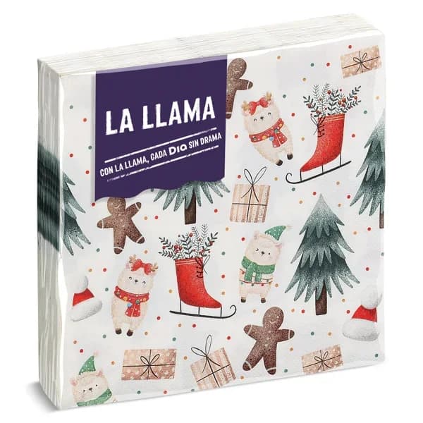 Servilletas Navidad 3 capas La Llama Dia bolsa 20 unidades - 19.83 ud - Imagen del producto en Findit