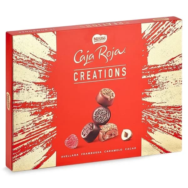 Bombones de chocolate Creations Caja Roja Nestlé caja 186 g - 0.19 kg - Imagen del producto en Findit