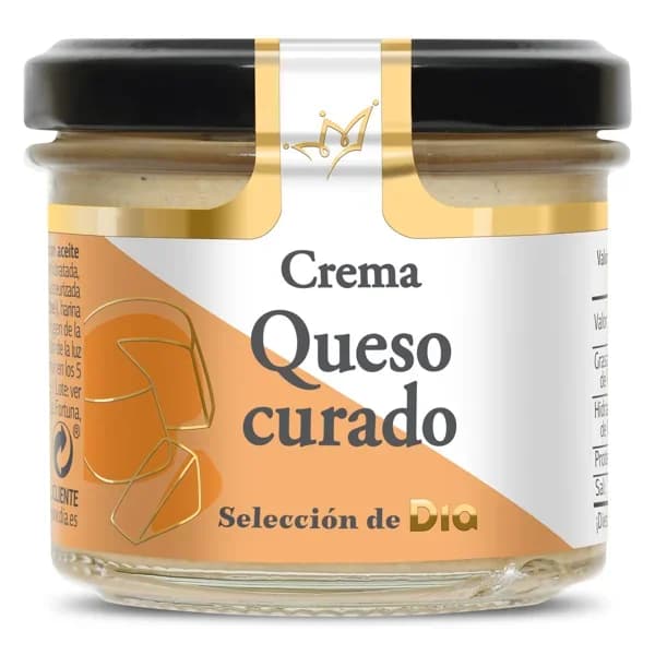 Crema de queso curado con aceite de oliva virgen extra Nuestra Alacena de Dia frasco 110 g - 0.11 kg - Imagen del producto en Findit