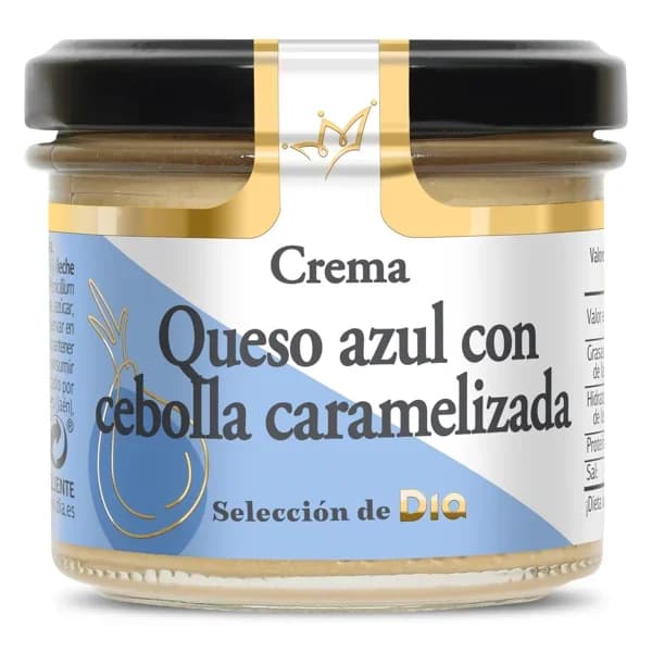 Crema de queso azul con cebolla caramelizada  Nuestra Alacena de Dia frasco 110 g - 0.11 kg - Imagen del producto en Findit