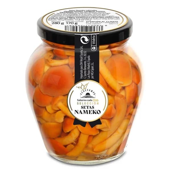 Setas nameko Vegecampo de Dia frasco 170 g - 0.17 kg - Imagen del producto en Findit