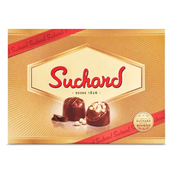 Bombones de chocolate con leche caja dorada Suchard caja 127 g - 0.13 kg - Imagen del producto en Findit
