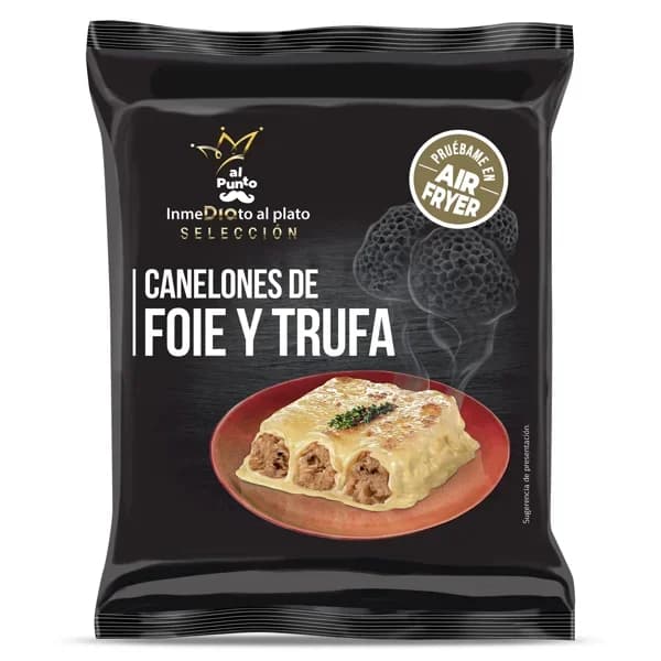 Canelones de foie y trufa Al Punto Dia caja 300 g - 0.3 kg - Imagen del producto en Findit