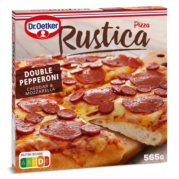Pizza rustica doble pepperoni Dr. Oetker Ristorante caja 565 g - 0.56 kg - Imagen del producto en Findit