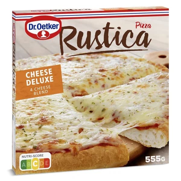 Pizza rustica cuatro quesos Dr. Oetker caja 555 g - 0.56 kg - Imagen del producto en Findit