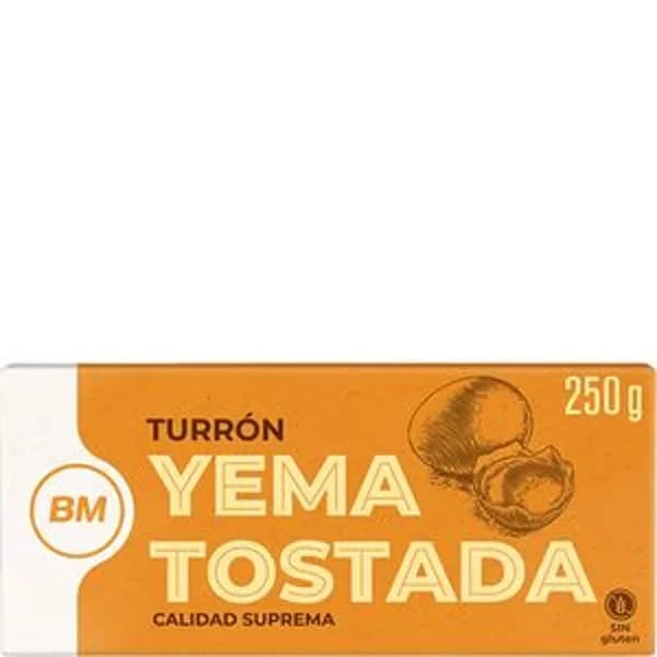 Turrón yema tostada 250 g - 0.22 kg - Imagen del producto en Findit