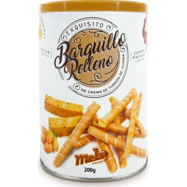 Barquillo Relleno Turron - 0.2 kg - Imagen del producto en Findit