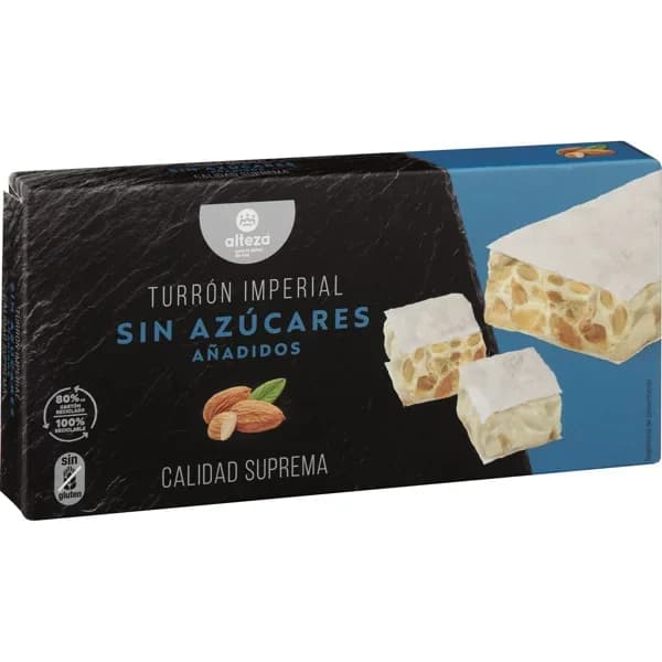 Turron Duro Sin Azucar - 0.2 kg - Imagen del producto en Findit