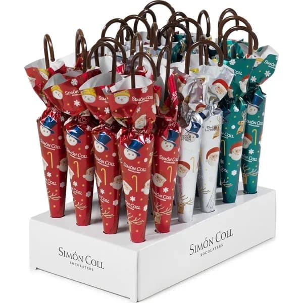 Sombrilla Chocolate Navidad - 0.04 kg - Imagen del producto en Findit