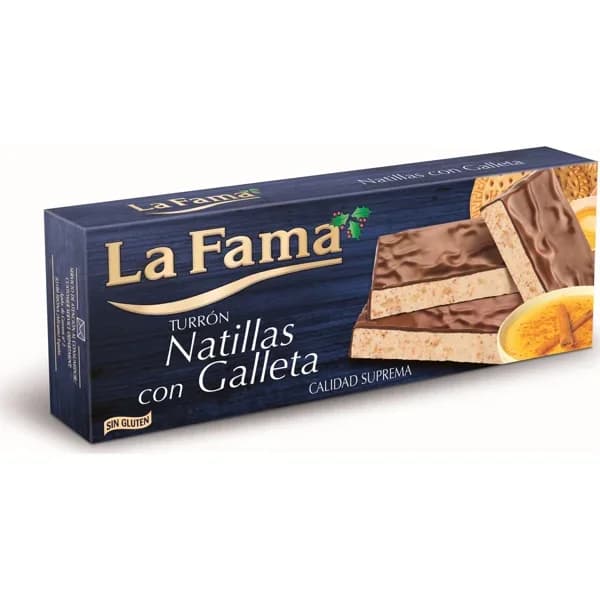 Turron de Natillas Con Galleta - 0.15 kg - Imagen del producto en Findit