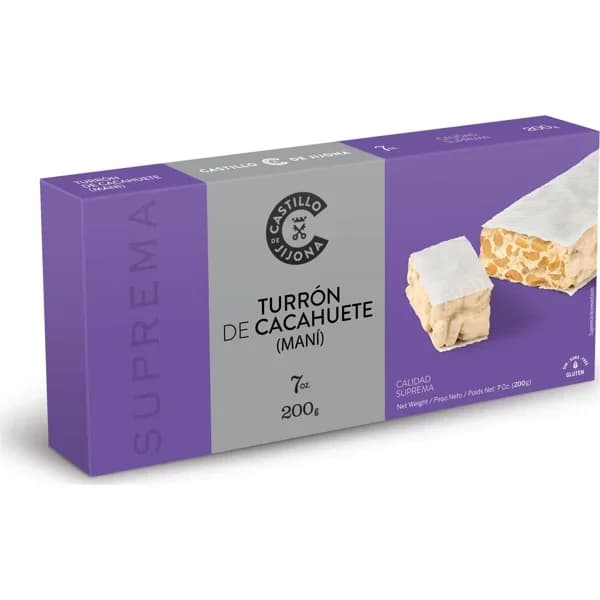 Turrón Cacahuete Duro Suprema - 0.2 kg - Imagen del producto en Findit