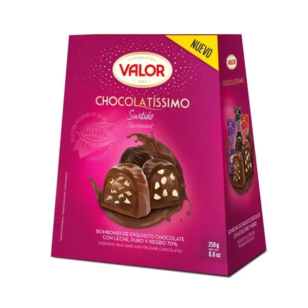 Bombón Surtido Chocolate 250G - 0.25 kg - Imagen del producto en Findit