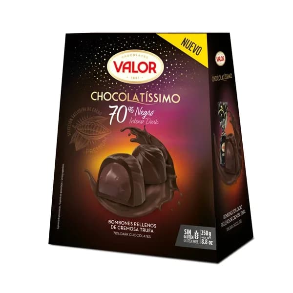 Bombón Chocolate 70% 250G - 0.22 kg - Imagen del producto en Findit