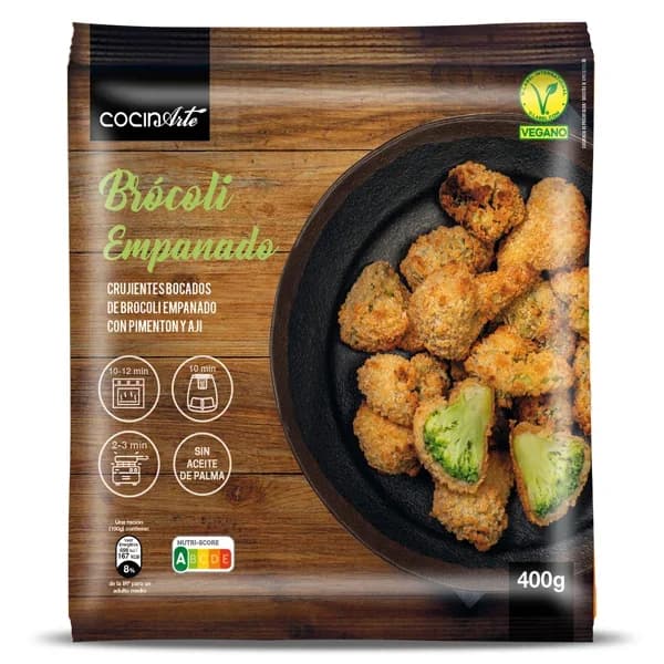 Brócoli empanado Cocinarte bolsa 400 g - 0.4 kg - Imagen del producto en Findit
