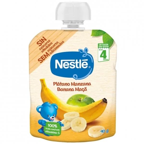 Bolsita de manzana y plátano 90 g - 0.12 kg - Imagen del producto en Findit