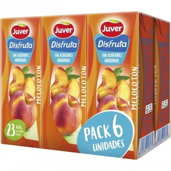 Néctar Disfruta Melocotón 6 x 200ML - 0.99 l - Imagen del producto en Findit