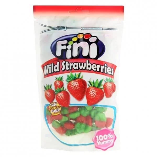 Fresas de goma Fini sin gluten 180 g. - 0.18 kg - Imagen del producto en Findit