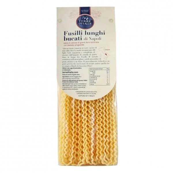 Fusilli lunghi bucati Terre d'Italia 500 g. - 0.5 kg - Imagen del producto en Findit