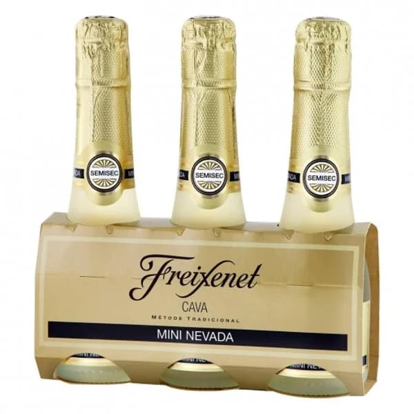Cava Semi-seco FREIXENET Mini Nevada, pack 3x20 cl - 0.6 l - Imagen del producto en Findit