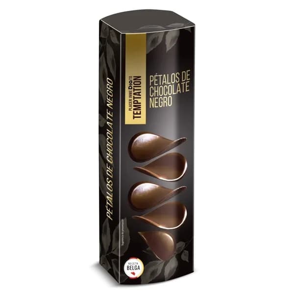 Pétalos de chocolate negro Temptation de Dia caja 150 g - 0.15 kg - Imagen del producto en Findit