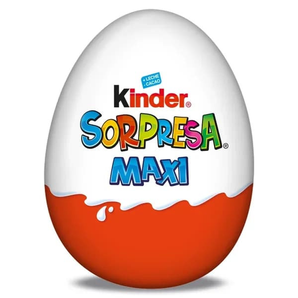 Huevo de chocolate maxi con sorpresa Kinder 100 g - 0.17 kg - Imagen del producto en Findit