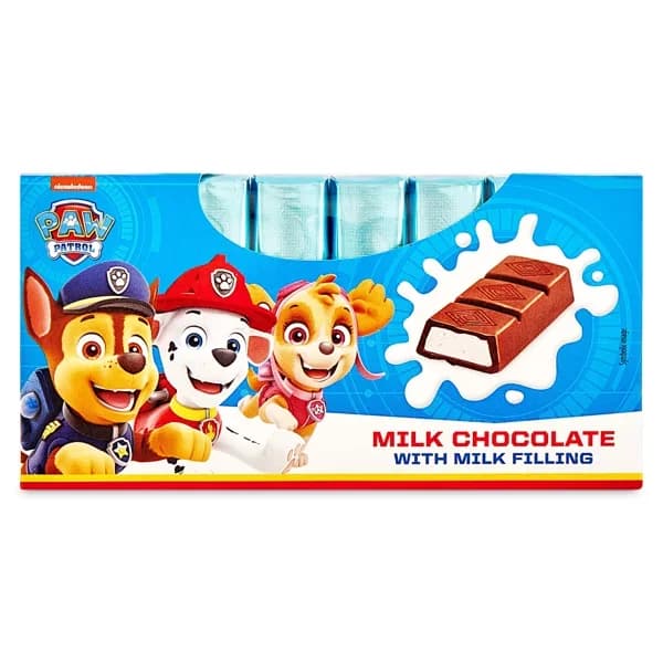 Mini barritas de chocolate con leche Nickelodeon caja 100 g (modelos diferentes) - 0.1 kg - Imagen del producto en Findit