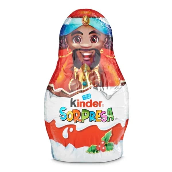 Figura de chocolate con leche Reyes Magos Kinder 36 g - 0.06 kg - Imagen del producto en Findit
