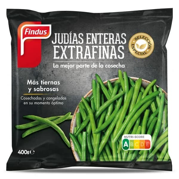 Judías verdes extrafinas Findus 400 g - 0.4 kg - Imagen del producto en Findit
