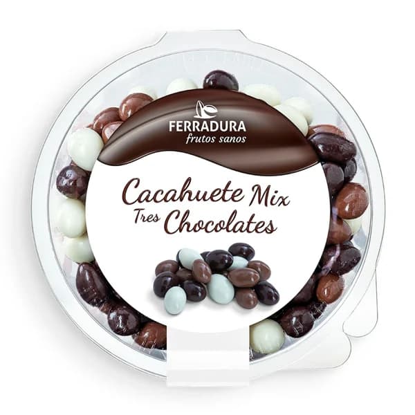 Cacahuete 3 Chocolates 175G - 0.17 kg - Imagen del producto en Findit
