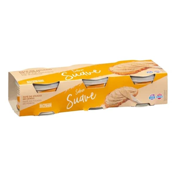Paté de cerdo sabor suave Hacendado - 0.3 kg - Imagen del producto en Findit