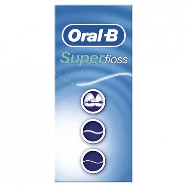 Seda dental Superfloss Oral B 50 ud. - 1 ud - Imagen del producto en Findit