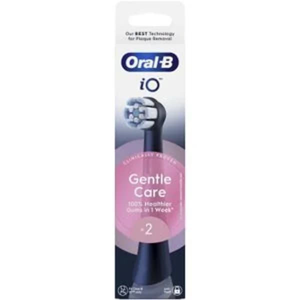 Cepillo de dientes eléctrico negro 2 recambios - 2 ud - Imagen del producto en Findit