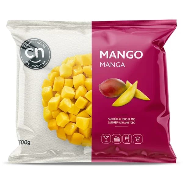 Mango congelado Congelados de Navarra bolsa 300 g - 0.3 kg - Imagen del producto en Findit