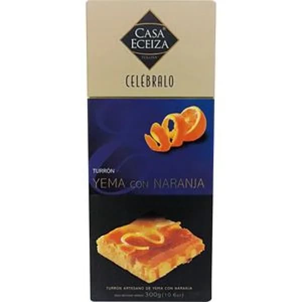 Turrón de yema con naranja 300 g - 0.3 kg - Imagen del producto en Findit